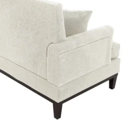 81.8" Upholstered Country Loveseat Sofa With Wooden Legs And Two Throw Pillows-ModernLuxe -ModernLuxe GUEST c1e8f4a9 8663 4449 91e4 c29b203a21fd