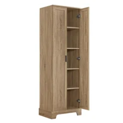 Storage Cabinet With Two Doors And Adjustable Shelf For Bathroom And Office - ModernLuxe -ModernLuxe GUEST c3a73b50 459a 4ac5 8eb9 37c6dda06a26