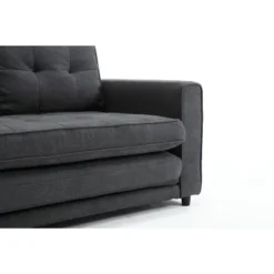 Convertible Folding Futon Sofa Bed, Dark Gray - ModernLuxe -ModernLuxe GUEST c3f79baa 8c77 4812 af40 4aa98a7fa48a