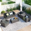 7-Piece Patio Wicker Sofa Set With Cushions, Table And Storage Box - ModernLuxe -ModernLuxe GUEST c4ceaa77 09d4 4efa a56f 990153247e99