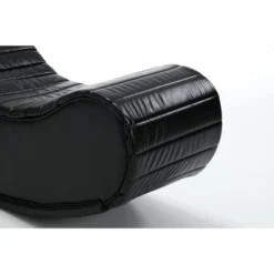 Modern Faux Leather Curved Rocking Chaise Lounge - ModernLuxe -ModernLuxe GUEST c6de1947 ebd5 49a3 b2d4 4045d251979a