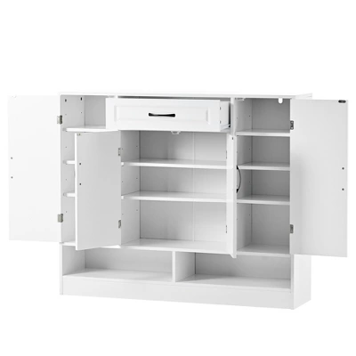 Sleek And Modern Shoe Cabinet With Adjustable Shelves - ModernLuxe 7 Sleek And Modern Shoe Cabinet With Adjustable Shelves - ModernLuxe - Image 5