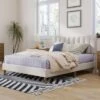 Upholstered Wood Platform Bed Frame With Vertical Channel Tufted Headboard-ModernLuxe -ModernLuxe GUEST cc973fba 1266 4a56 857d 89fd8f109bb5