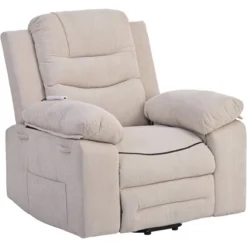Electric Lift Recliner With Adjustable Massage, Heating Function, Infinity Positions And Side Pockets - ModernLuxe -ModernLuxe GUEST ce67fa37 d7c8 4277 a86b f16833c1d982