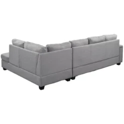 108" Reversible L-Shape Sectional Sofa Couch With Storage Ottoman-ModernLuxe -ModernLuxe GUEST cf67049d 154f 4dc2 ae99 6b6bcf37a836