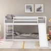 Twin Over Twin Bunk Bed With Convertible Slide And Ladder - ModernLuxe -ModernLuxe GUEST cfdbc5aa 20df 414a 85c1 134764264fcd
