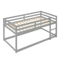 Twin Size Loft Bed With Safety Rail And Ladder-ModernLuxe -ModernLuxe GUEST d0226d63 72ce 44e4 b3c6 625209123e13