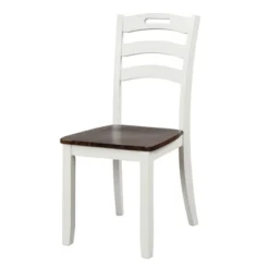 Modern 6-Piece Dining Table Set With Waterproof Coat Ivory And Cherry-ModernLuxe -ModernLuxe GUEST d07cab28 54e1 4546 ab08 dc9f29846c9c