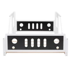 Full Size Classic Car-Shaped Platform Bed With Wheels - ModernLuxe -ModernLuxe GUEST d16f494b 8251 4808 a171 0fa670e8576a