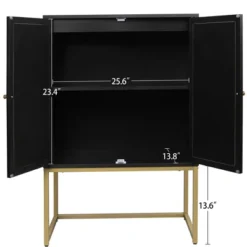 Natural Rattan 2 Door High Cabinet With Built-In Adjustable Shelves - ModernLuxe -ModernLuxe GUEST d19661bf e866 4173 878e 46c4533b62d8