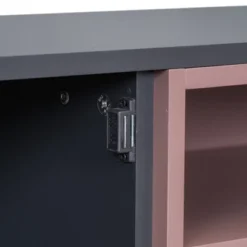 Wall Mounted Floating TV Stand For TVs Up To 65'' With Adjustable Shelves And Magnetic Cabinet Door-ModernLuxe -ModernLuxe GUEST d21eacd8 30ef 4f29 bd08 14197fd1e74e