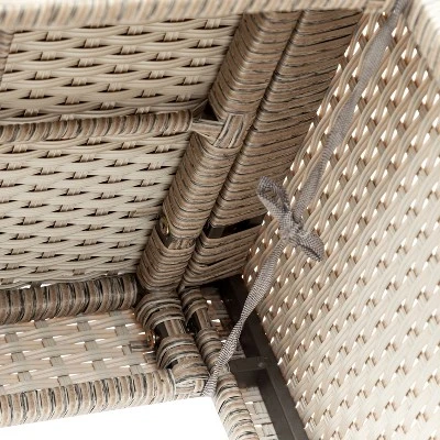 5-piece Patio Rattan Bar Dining Table Set With 4 Stools-ModernLuxe 13 5-piece Patio Rattan Bar Dining Table Set With 4 Stools-ModernLuxe - Image 11