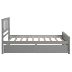 Twin Size Platform Bed Frame With Two Drawers-ModernLuxe -ModernLuxe GUEST d53169d6 2183 44a3 b014 75de8a920023
