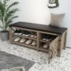 Modern Farmhouse Shoe Bench, Light Brown - ModernLuxe -ModernLuxe GUEST d648c270 5015 4ea5 a49d 15e5342a107b