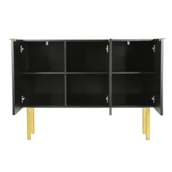 Modern Sideboard, Buffet Cabinet With Metal Handles & Legs And Adjustable Shelves-ModernLuxe -ModernLuxe GUEST d66de62b 6c79 4697 8653 8b2b7d3c2f0e