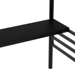 Metal Twin Size Loft Bed With Desk, Black - ModernLuxe -ModernLuxe GUEST d7be3dc2 6016 4b21 9919 a41c8fa3f552