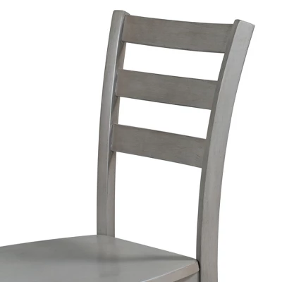 Farmhouse 5-piece Wooden Dining Set With 2 Dining Chairs And 2 Benches-ModernLuxe 12 Farmhouse 5-piece Wooden Dining Set With 2 Dining Chairs And 2 Benches-ModernLuxe - Image 10