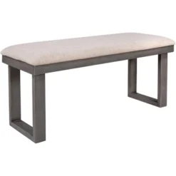 6-Piece Rustic Wood Dining Table Set With Chairs And Bench,Gray-ModernLuxe -ModernLuxe GUEST d8497f64 23c8 4f7d 8250 d238d098b872