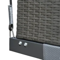 Patio Outdoor 3-Seat PE Rattan Swing Bed With Adjustable Curtains-ModernLuxe 24 Patio Outdoor 3-Seat PE Rattan Swing Bed With Adjustable Curtains-ModernLuxe -ModernLuxe GUEST d96f9d06 93da 49a7 b12a f56e997995e1