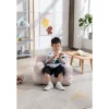 Kid's Velvet Upholstered Accent Chair, Memory Sponge Stuffed Bean Bag Chair-ModernLuxe -ModernLuxe GUEST d9938f30 e9a5 43c2 a2c9 94e73b01cd0a