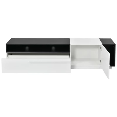Two-Tone Design TV Stand For TVs Up To 70" - ModernLuxe 7 Two-Tone Design TV Stand For TVs Up To 70" - ModernLuxe - Image 5