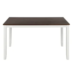 Modern 6-Piece Dining Table Set With Waterproof Coat Ivory And Cherry-ModernLuxe -ModernLuxe GUEST dac5129d 16bb 4eec bd91 f5456d9fd620