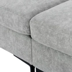 80.7" Modern Upholstered Loveseat Sofa With Metal Legs And 2 Pillows-ModernLuxe -ModernLuxe GUEST ddfea7d4 8779 44b0 92f8 8667be1dd333