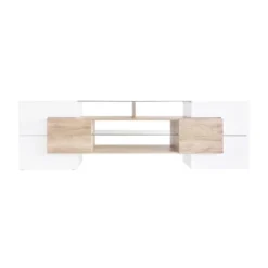 Versatile TV Stand For TVs Up To 80" With 2 Lighted Glass Shelves And LED Color Changing Lights - ModernLuxe 19 Versatile TV Stand For TVs Up To 80" With 2 Lighted Glass Shelves And LED Color Changing Lights - ModernLuxe -ModernLuxe GUEST deba4fcf 36dd 4d93 8b9c 5f9f06654fa6