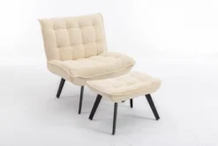Modern Accent Leisure Chair With Ottoman-ModernLuxe 17 Modern Accent Leisure Chair With Ottoman-ModernLuxe -ModernLuxe GUEST e20aabfc 952f 496d 8728 4e8cc7094688