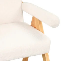 Set Of 2 Modern Upholstered Armchair With Solid Wood Frame, Accent Chair With Arm Pads-ModernLuxe -ModernLuxe GUEST e252db15 9070 416b 9573 2b3c56bfba46