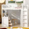 Twin Size Loft Bed With Drawers, Desk And Wardrobe-ModernLuxe -ModernLuxe GUEST e37be5f0 76e1 4198 8a55 fdc598ea33cb