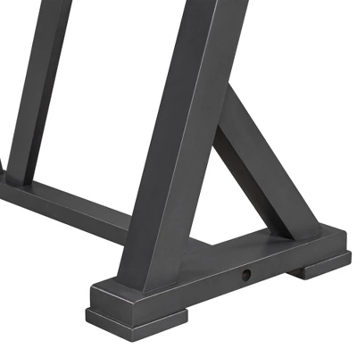 5 PCS Counter Height Wood Dining Table Set, Console Table With Trestle Legs And 4 Stools-ModernLuxe 12 5 PCS Counter Height Wood Dining Table Set, Console Table With Trestle Legs And 4 Stools-ModernLuxe - Image 10