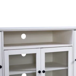 TV Stand For TV Up To 65in With 2 Tempered Glass Doors, Adjustable Panels Open Style Cabinet, Sideboard-ModernLuxe -ModernLuxe GUEST e471ca2a 0d56 407e b937 951feca3622c