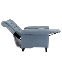 Push Back Linen Tufted Recliner Armchair - ModernLuxe -ModernLuxe GUEST e4e9c9fe e8cd 4ea7 9208 2b5c92c30e96