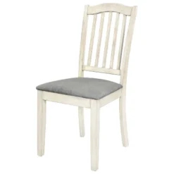 6 PCS Rustic Wood Dining Table Set, Rectangular Trestle Table With 4 Upholstered Chairs & Bench-ModernLuxe -ModernLuxe GUEST e6d0ba78 c9af 4b4f b3cb 4e218315b802