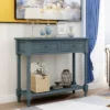 Console Table With Storage Drawers And Bottom Shelf-ModernLuxe -ModernLuxe GUEST e813e0c7 d27d 4275 85d2 8d41b5af6034