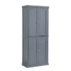 72.4" Minimalist Freestanding Kitchen Storage Cabinet Organizer, Kitchen Pantry With 4 Doors And Adjustable Shelves-ModernLuxe -ModernLuxe GUEST e9d5f349 1c24 4454 bbf0 8c955cbcf7b1