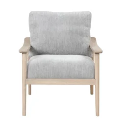 Retro Accent Chair With Solid Wood Frame And Vertical Slatted Back-ModernLuxe -ModernLuxe GUEST e9e66985 8f14 4af3 bb4e c2bab441f2cd