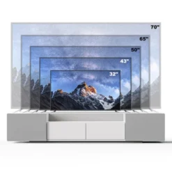 Modern TV Stand For 70" TV With Large Storage And Magnetic Doors, White - ModernLuxe -ModernLuxe GUEST ea92bdb4 347f 4d4f 8517 a01c52762aee