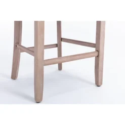 Set Of 2 Velvet Upholstered Barstools With Button Tufted Decoration, Chrome Nailhead Trim And Wooden Legs-ModernLuxe -ModernLuxe GUEST eab4a5dc b0a5 4deb 9861 997fc43038ae