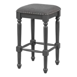 5 PCS Counter Height Wood Dining Table Set, Console Table With Trestle Legs And 4 Stools-ModernLuxe 25 5 PCS Counter Height Wood Dining Table Set, Console Table With Trestle Legs And 4 Stools-ModernLuxe -ModernLuxe GUEST eaf61c18 75fe 43f5 b937 dbf9ccc2eb00