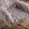 Modern Faux Fur Home Office Chair, Swivel Fluffy Vanity Chair-ModernLuxe -ModernLuxe GUEST eb78d6a5 437f 4131 afb2 7bcfa8ceca8d