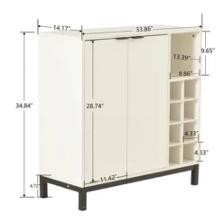 Contemporary Sideboard Stylish Buffet Storage Cabinet - ModernLuxe -ModernLuxe GUEST eccf3f2b 366d 43b2 ac76 d8bc245f618b