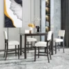 5-Piece Counter Height Dining Set Espresso-ModernLuxe -ModernLuxe GUEST ed0133bf 6335 41bd 993b d9008f83a853