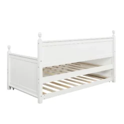 Twin Size Wood Daybed With Trundle Bed-ModernLuxe -ModernLuxe GUEST ed3710a7 9bca 41ad bb13 e6d0d1e56954