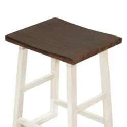 Rustic Wood Counter Height 5-Piece Dining Set With 4 Stools - ModernLuxe -ModernLuxe GUEST f0a4d2ea aded 433d 8796 d4df0c11c8e8