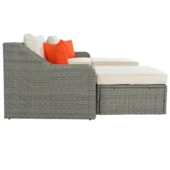 3-Piece Patio Wicker Sofa Set With Cushions, Pillows, Ottomans And Lift Top Coffee Table-ModernLuxe -ModernLuxe GUEST f0f1fde9 19bc 43eb b18c 79b077f5929a