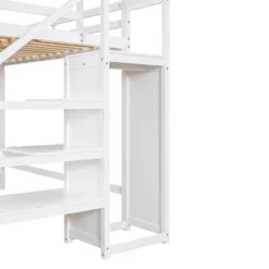 Full Size Loft Bed With Built-in Storage Wardrobe And Stairs-ModernLuxe -ModernLuxe GUEST f0f7cef7 f094 467a 986d 2e942463d828