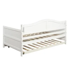 Twin Wooden Daybed With Trundle Bed-ModernLuxe -ModernLuxe GUEST f1686e8e eadd 4f69 97cd fd3984a49cad
