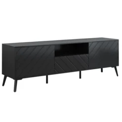 TV Stand For TVs Up To 70" With Adjustable Shelves, 1 Drawer And Open Shelves - ModernLuxe -ModernLuxe GUEST f194ee38 0e30 4553 a795 3804af0de539